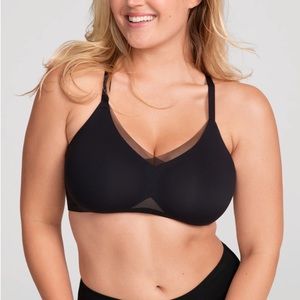 EUC Honeylove CrossOver Bra in Black